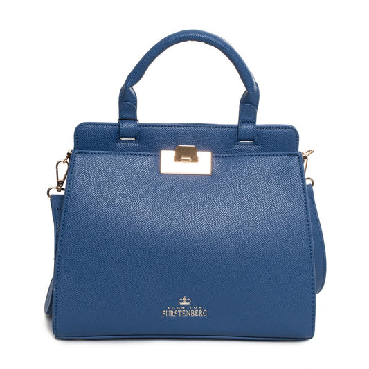 Egon Von Furstenberg Royal Blue Grace Handbag