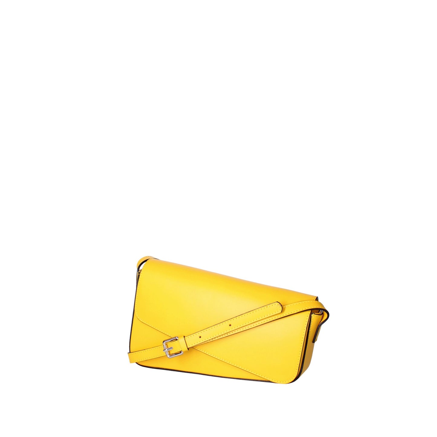 Roberta Rossi Sleek Crossbody Bag - Sunny Yellow