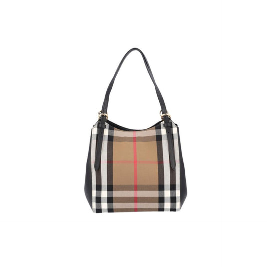 Burberry Luxe Black Plaid Shoulder Bag