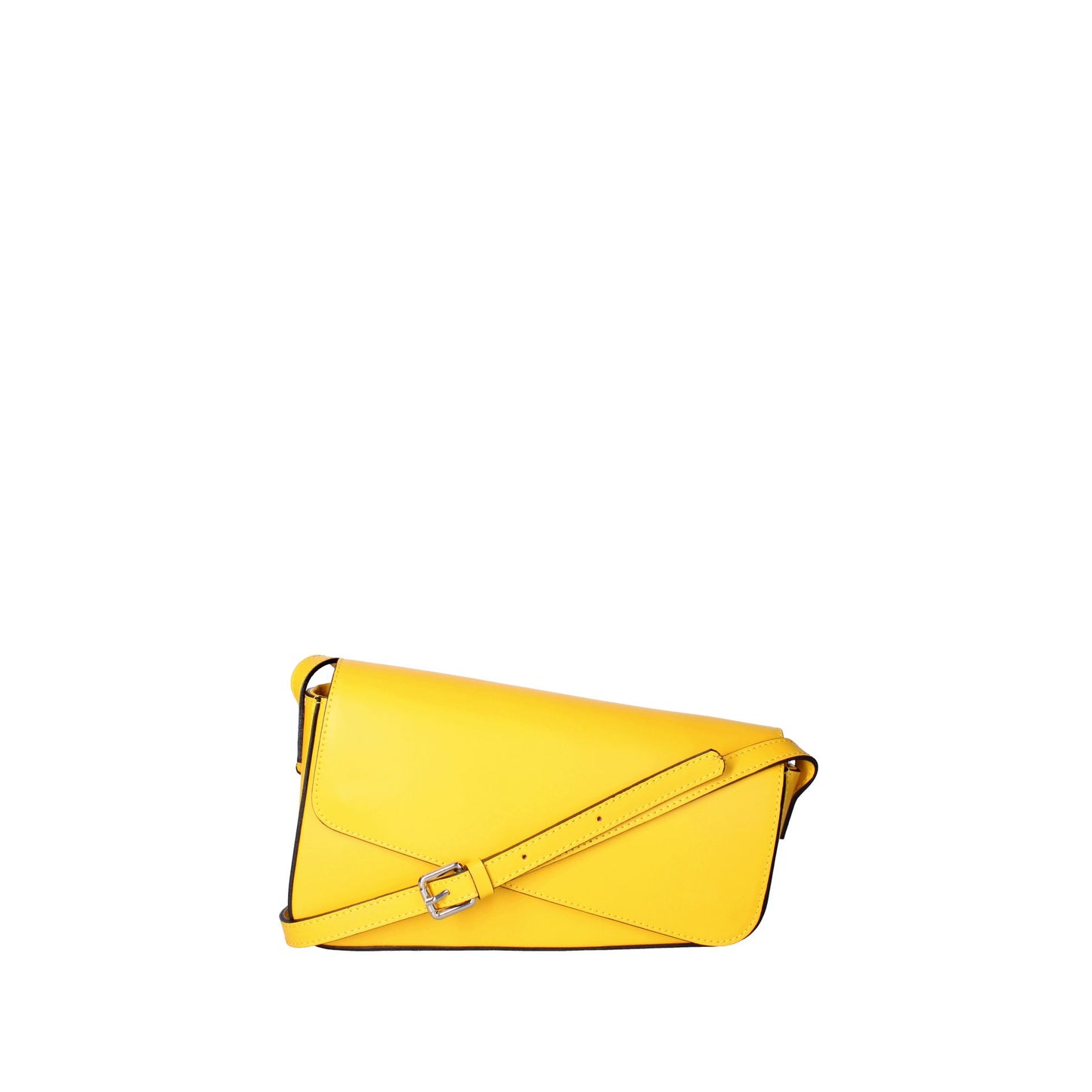 Roberta Rossi Sleek Crossbody Bag - Sunny Yellow