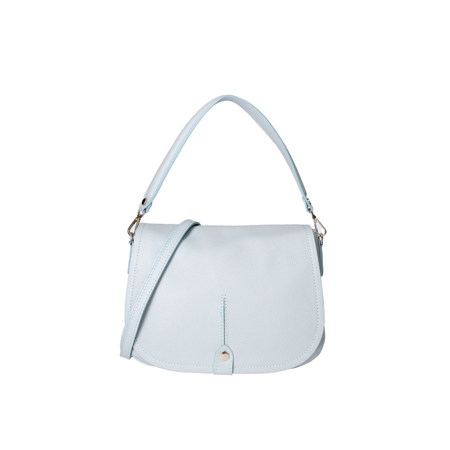 Viola Castellani Charm Shoulder Bag - Light Blue