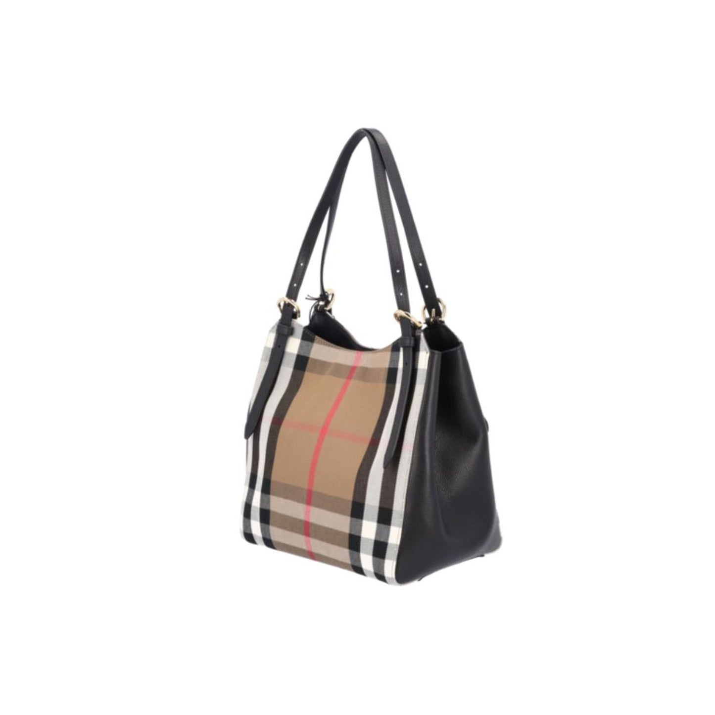 Burberry Luxe Black Plaid Shoulder Bag