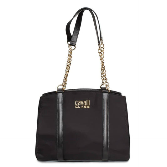 Cavalli Class Glam Gold Chain Shoulder Bag