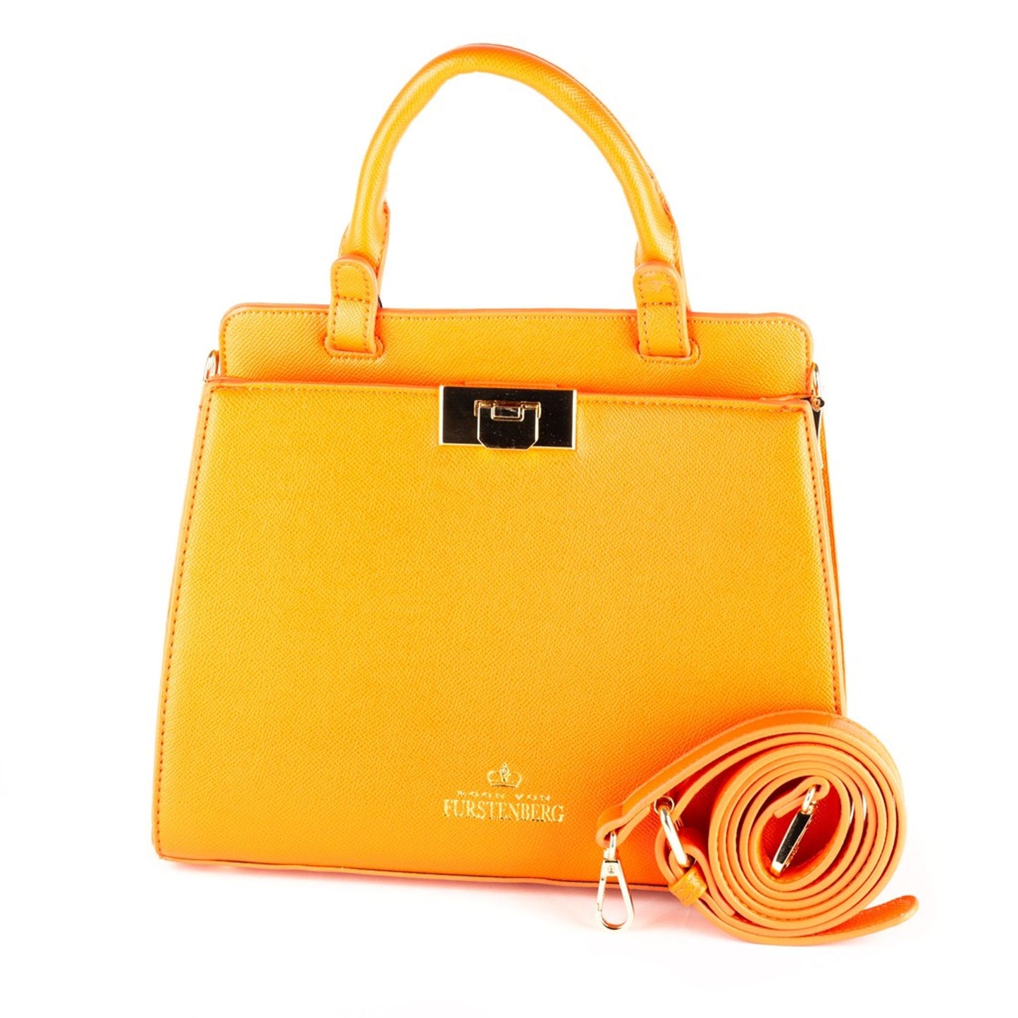 Egon Von Furstenberg Tangerine Orange Handbag