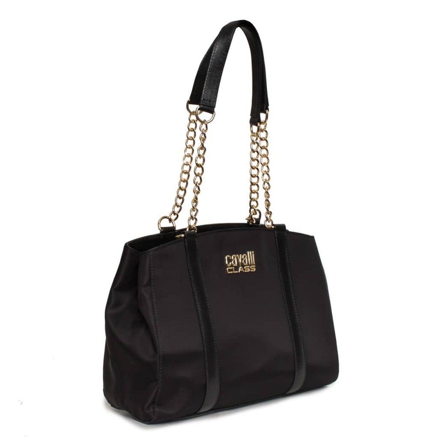 Cavalli Class Glam Gold Chain Shoulder Bag