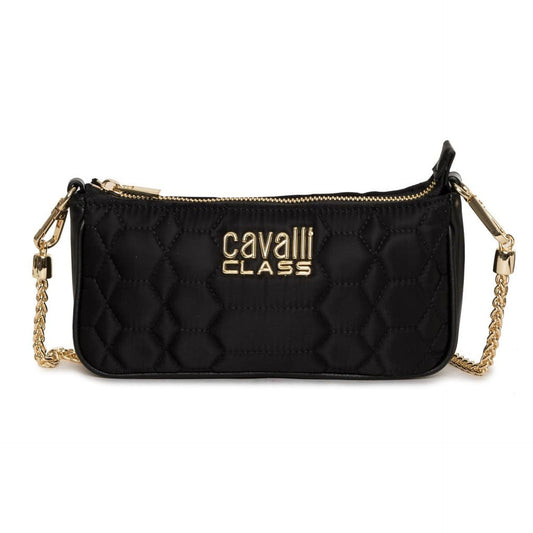 Cavalli Class Honeycomb Luxe Shoulder Bag - Black