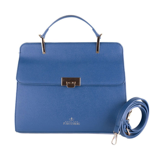 Egon Von Furstenberg Oceanic Blue Handbag