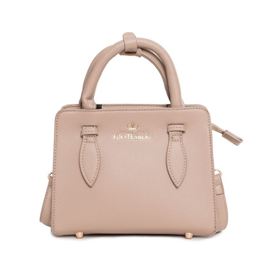 Egon Von Furstenberg Taupe Elegance Mini Handbag