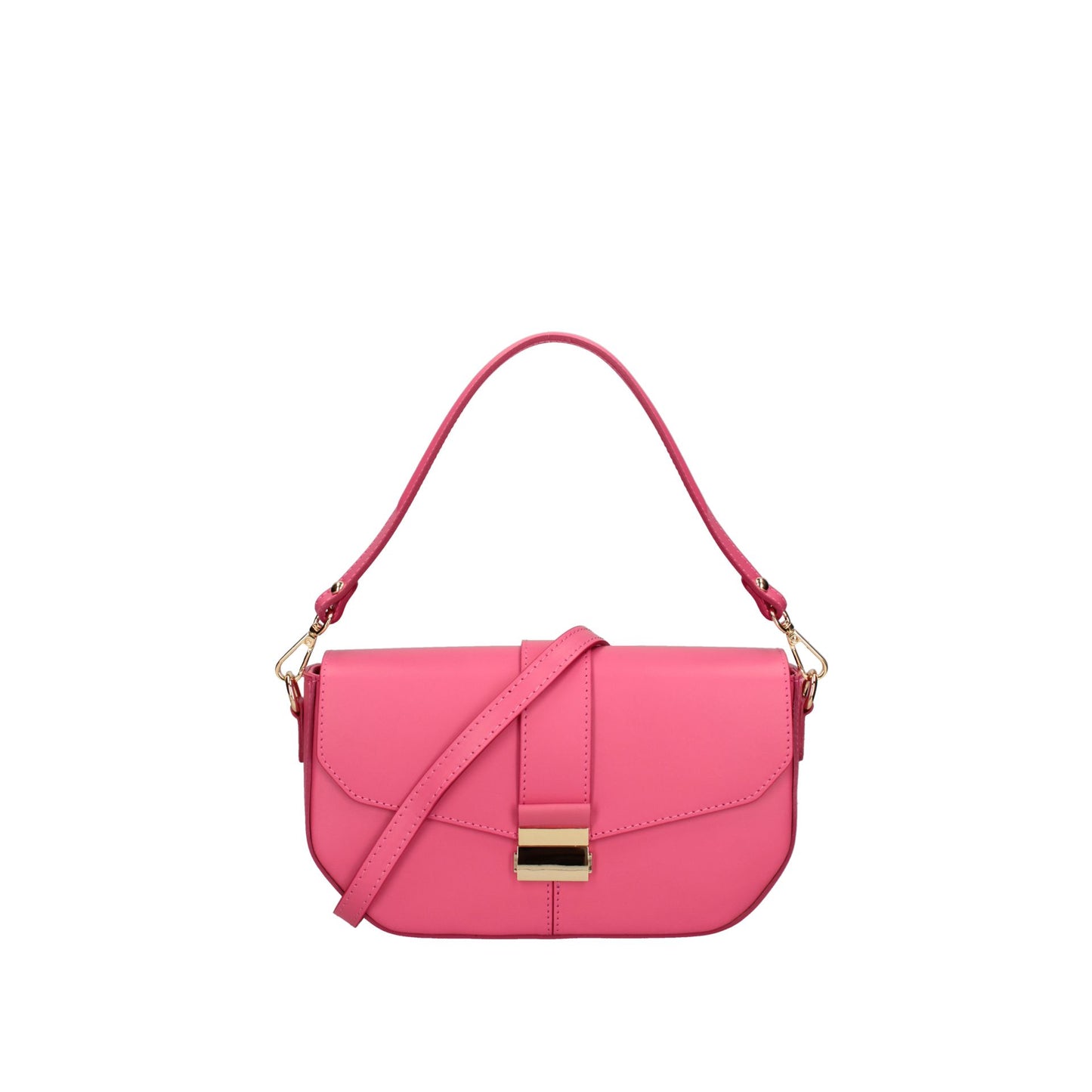 Roberta Rossi Poise Shoulder Bag - Deep Pink