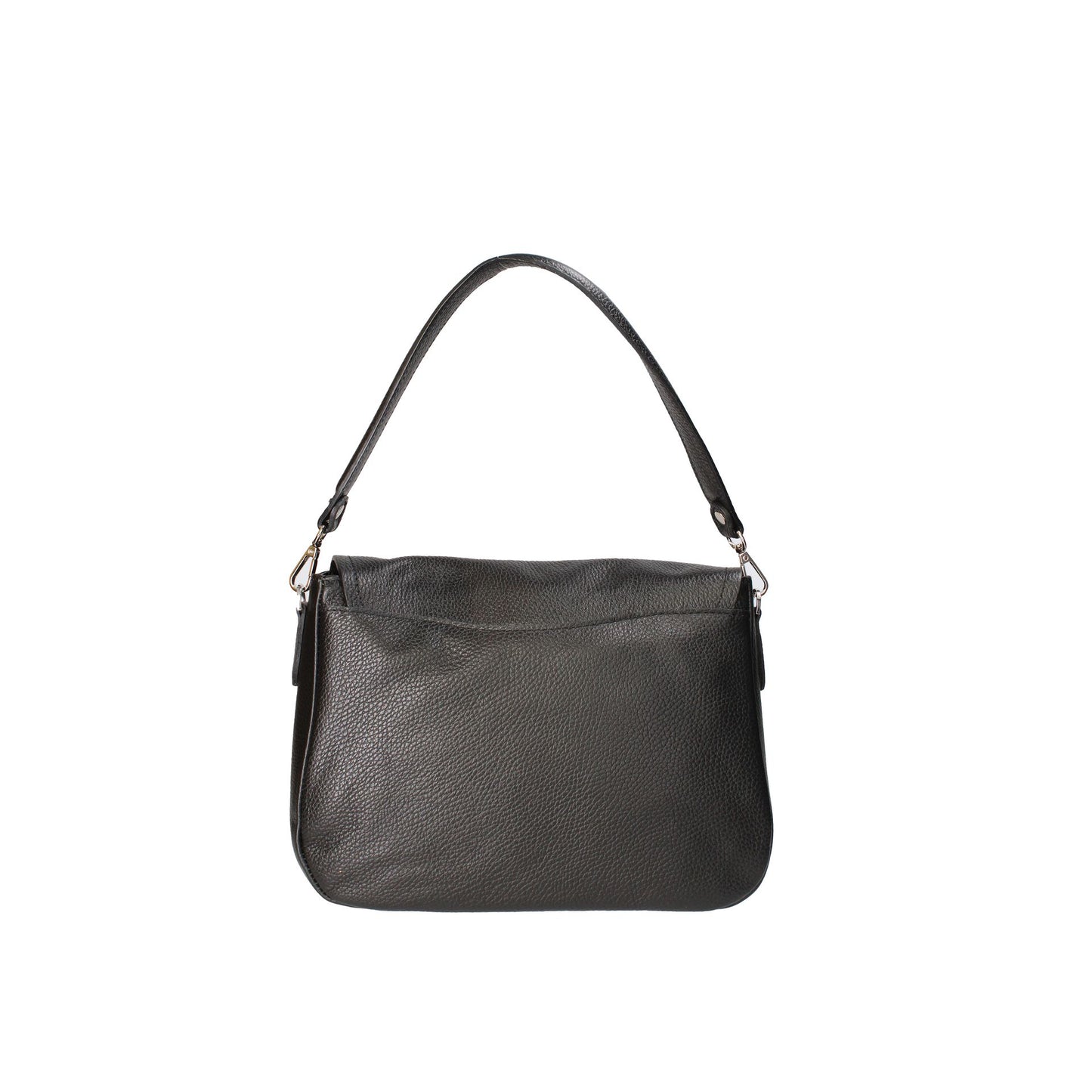 Viola Castellani Charm Shoulder Bag - Charcoal Black