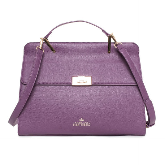 Egon Von Furstenberg Violet Aura Handbag