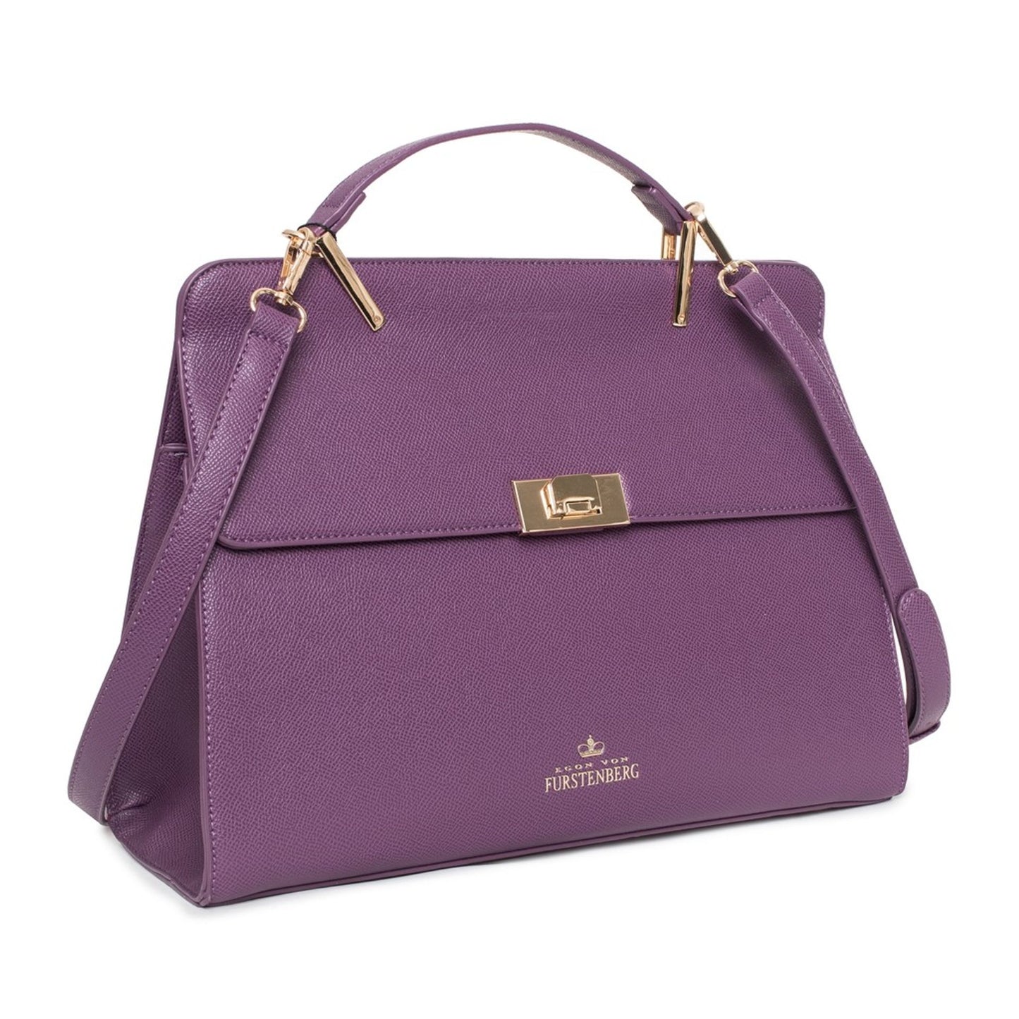 Egon Von Furstenberg Violet Aura Handbag