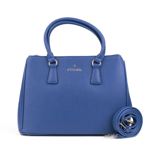 Egon Von Furstenberg Royal Blue Shoulder Bag