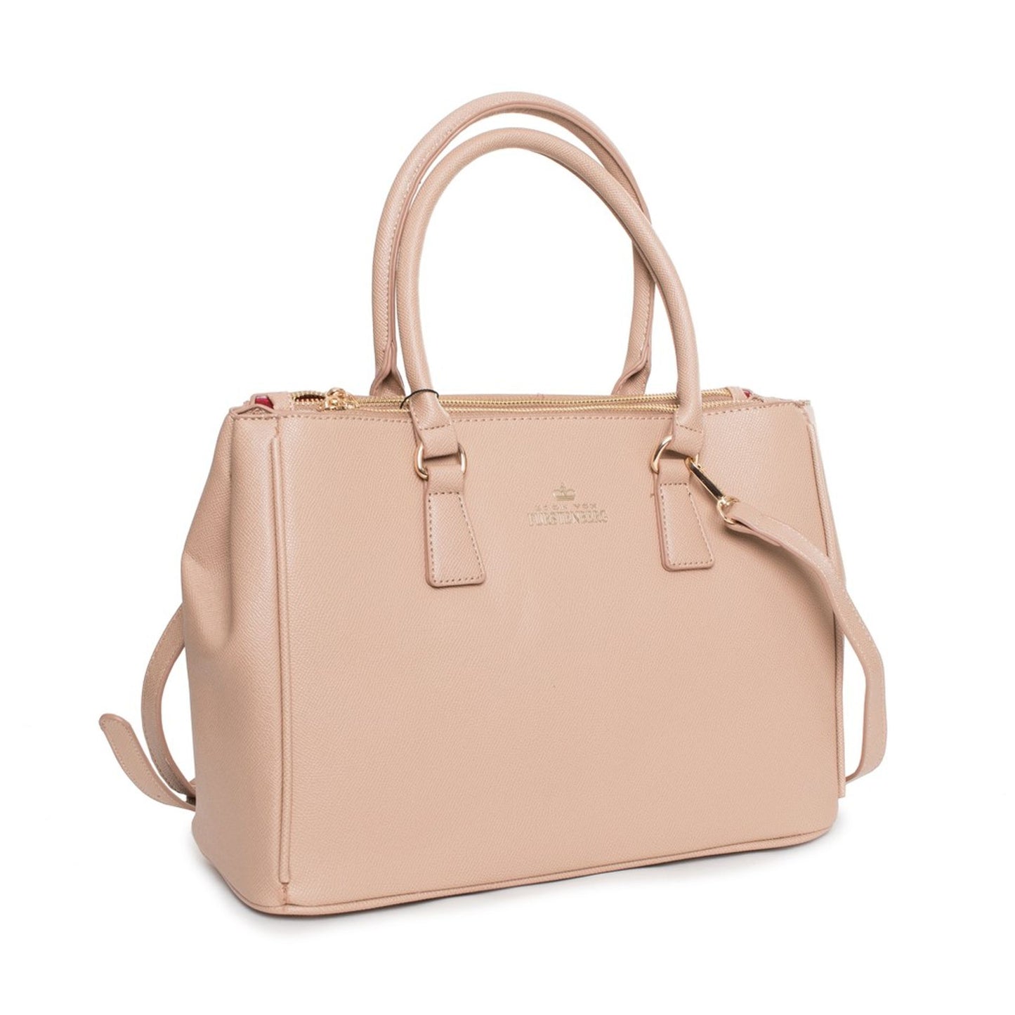 Egon Von Furstenberg Elegant Beige Shoulder Bag