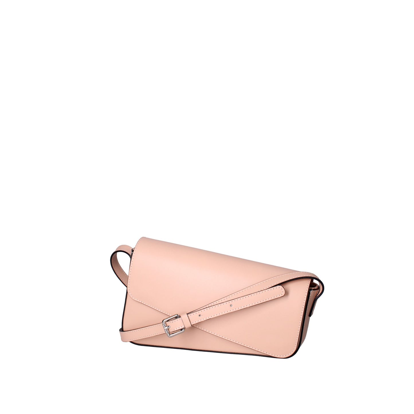 Roberta Rossi Sleek Crossbody Bag - Light Pink